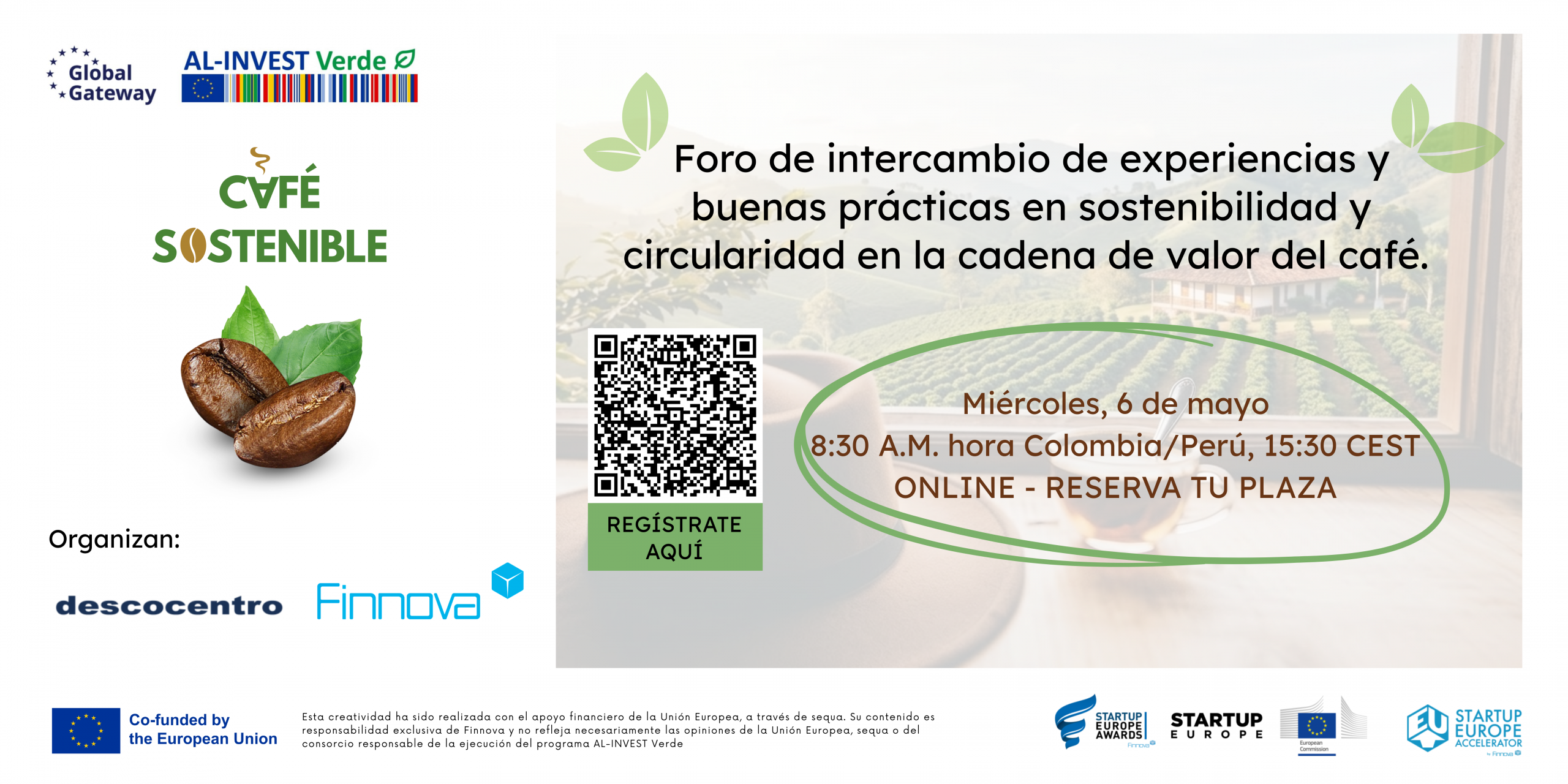 Finnova impulsa foros internacionales sobre café sostenible y agroturismo